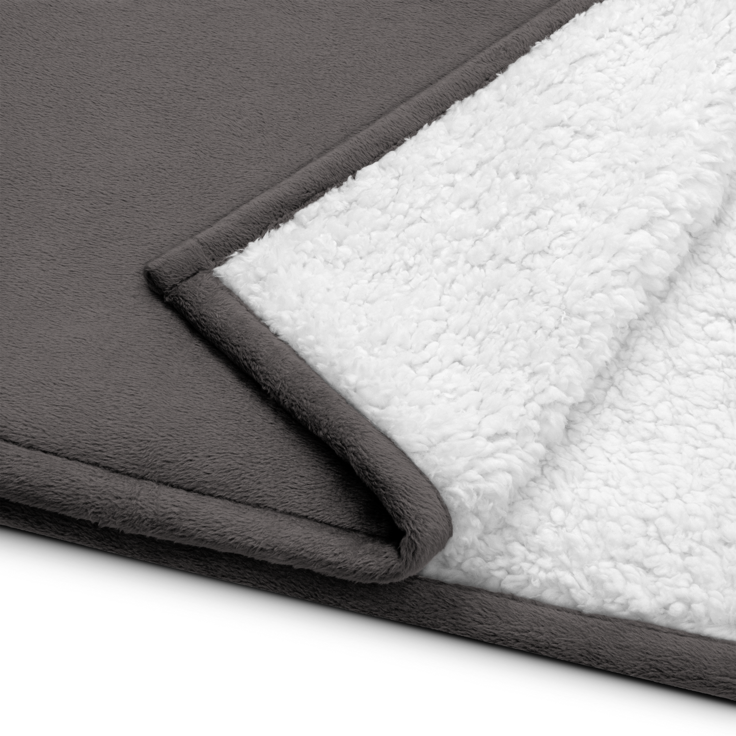 Grey Sherpa Blanket | LuGinDee
