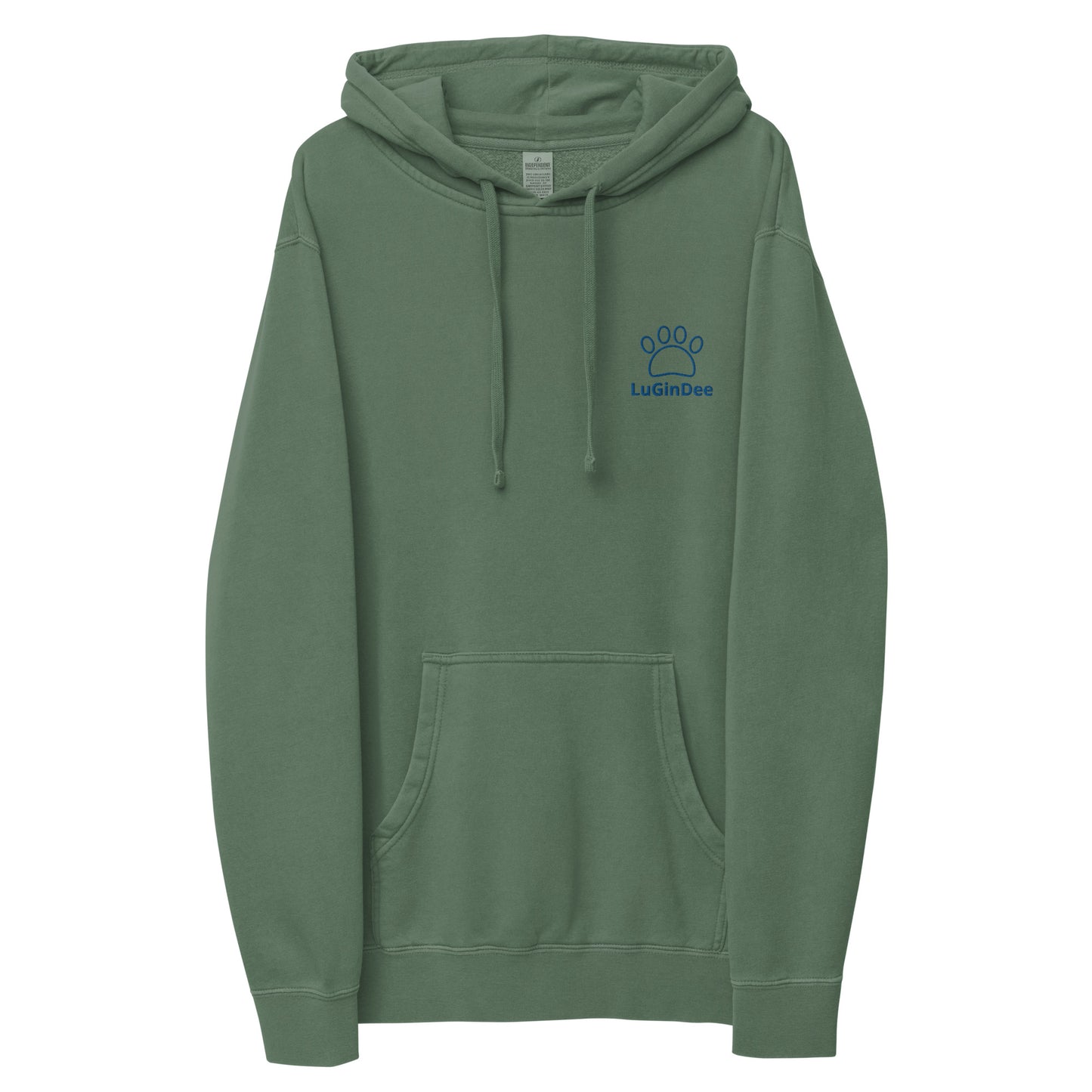 dog paw sweat shirt alpine green color | Lugindee