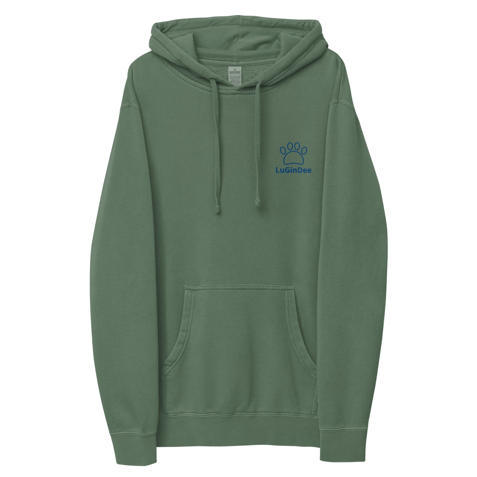dog paw sweat shirt alpine green color | Lugindee